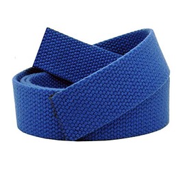 Build A Belt Replacement 1.5" Wide Military Canvas Web Belt (Mens Medium Royal Blue)