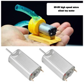 ECSiNG 5 Pezzi DC 6V-9V 050 Motore Giocattolo Muto Ad Alta Velocità Micro Mini Motore 14000 RPM Parte Di Ricambio FF-050SK-11170 Adatto Per Mini Ventilatore Giocattolo Elettrico Auto Ecc.