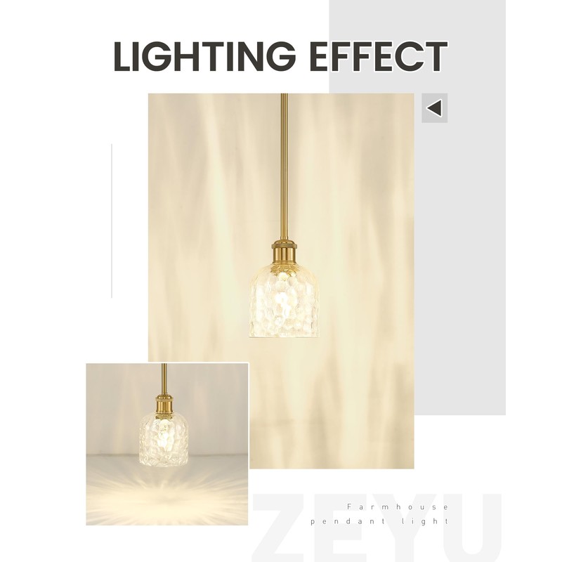 zeyu Modern 1 Light Hanging Lamp, Hanging Lighting Fixture Set