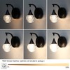 WillWant Led Bubble Wall Lamp,Globe Crystal Wall Lights,Modern Wall Sconce