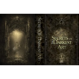 Fake Book Box - Small Safe Box with Key Lock - Hidden Safe in Plain Sight - Diversion Safes - Secret Safes (Darkest Art) (X-Large)