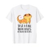 Just a Girl Who Loves Bearded Dragons Lizard Reptile T-Shirt