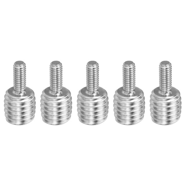 PATIKIL M4xM10x20mm Double End Threaded Stud Screw Bolt, 5 Pack