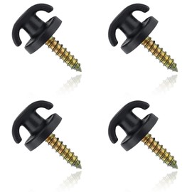 vvag 4PCS Universal Car Cargo Net Hooks Kit,Replacement Fasteners for Trunk Mesh, Tie Down Hanging Hooks Compatible with Most Cars, SUVs, Trucks