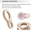 RATCHROLL 2 Set Universal Speaker Spacer Ring Adapter Dual Rings