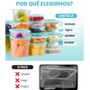CHEFOLLA Contenedores para Alimentos Recipientes de Plastico de Termorresistente y