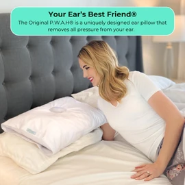 The Original Pillow with a Hole - Your Ear's Best Friend [Made in England]