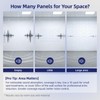 Vieshful Self Adhesive Acoustic Panels – 12"x12"x0.4" High-Density Soundproof Wall