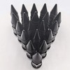 NETFLBT M12x1.5 Lug Black Nuts Lug,Spike Lug nut for Acura,