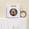 'Smiling Capybara' Keyring Tape Measure/Spirit Level Tool (KM00041689)