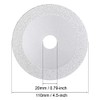 sourcing map 4.5" Diamond Cutting Wheels Grinding Disc for Stone
