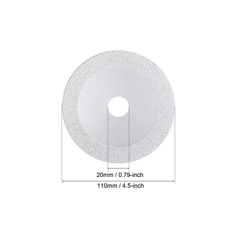 sourcing map 4.5" Diamond Cutting Wheels Grinding Disc for Stone