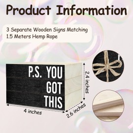 Inspirational Decorative Book Stack for Farmhouse, Retro Tiered Tray Decor Christian Gifts, Religious Stacked Books Set, You God It Wooden Book Decor for Home Office Bedroom Table Shelf -25