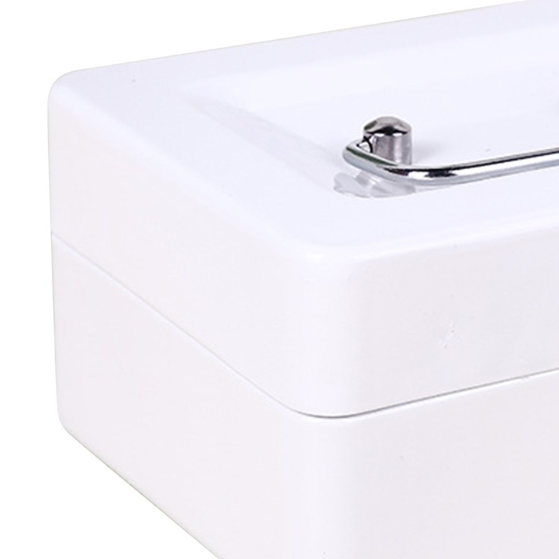 Metal Tool Storage Box Multi Grids Flip Open Type Portable