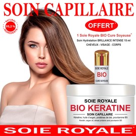 Organic Keratin Hair Care 250ml Natural Organic Mask Repairs Moisturises Nourishes Detangles Smooths All Hair Types Includes 1 Royal Silk Serum Organic Treatment 15ml