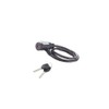 Mottez LBXA114Q Cable Lock with Key, 100 cm, Diameter 15