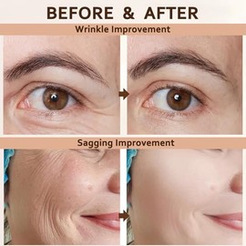 Deep Collagen Anti-Wrinkle Cream In Serum - Deep Collagen Silk Peptide Intensive Lifting Ampoule Serum for Face Tightening and Lifting, Korean Anti Aging Face Serums for Women 1.7fl.Oz/50ml (2)