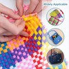 sourcing map 300 Pcs Potholder Loom Refill Loops, Elastic Potholder