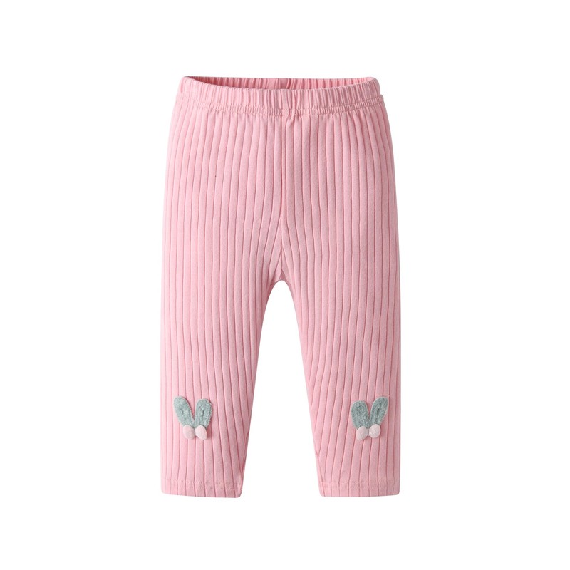 Lala Bear Infant Baby Girl 3 Pack Solid Pants and