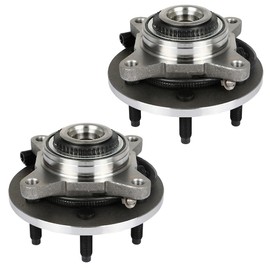 SCITOO Wheel Hub Wheel Bearing Assembly Front 515079 fit for Ford for F-150 2005-2009 for Ford LOBO 2004-2008 for Lincoln MARK LT 2006-2008 6 Lugs Wheel Hub Bearing Assemblies W/ABS 2pcs
