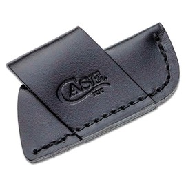 Black Medium Leather Side-Draw Belt Sheath