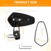 KEEPDSGN 7/8" 22mm Handle Bar End Mirrors Rearview Arrow For