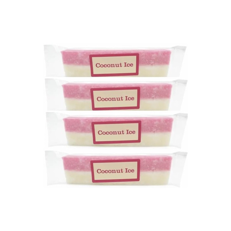 Delight in Tropical Bliss with Coconut Ice Bars - Four