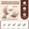 B&Q Pestañas Postizas Kit Completo Marrones Mochalash 01 Extensiones de