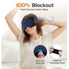 AHUIARGY Bluetooth Sleep Mask with 2 Removable 3D Contoured Cup,