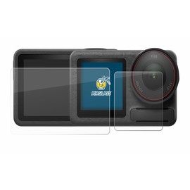 BROTECT Protective Glass for DJI Osmo Action 5 Pro Protective Film Tempered Glass [Extremely Scratch-Resistant 9H, Anti-Fingerprint, Ultra Transparent]