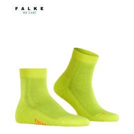 FALKE Unisex Cool Kick Short Socks Breathable Quick-Drying Sustainable Yarn Quarter Length Light Cushioning Plush Sole Cooling for Everyday Life and Sport 1 Pair, Yellow Lightning 1325