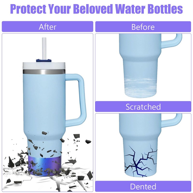 ZWIN Chameleon Gradient Matte Luster Silicone Boot,Silicone Boot Sleeve,Water Bottle