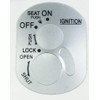 Shutter Key Cover, Aluminum Seal, HONDA Type, DIO AF34, AF56,