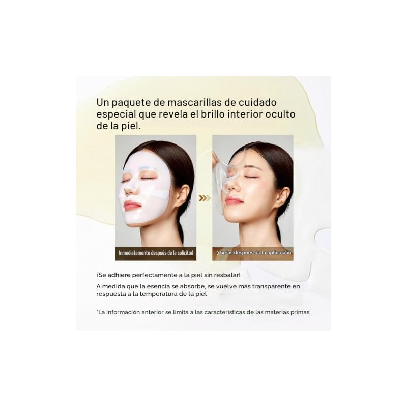 mixsoon Mascarilla de colágeno de hidrogel (35 g x 5