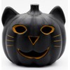 8" Battery Operated Jack-O-Lantern Cat