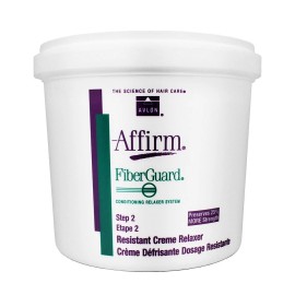 Avlon Affirm Fiberguard Creme Relaxer Resistant 4LB w/Free Nail File