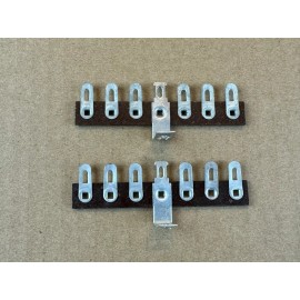Unbranded Lot of 2 NOS 7-Lug Phenolic Terminal Strips w/ Solder Lugs for Tube Amp (Qty)