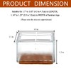 Chair Leg Caps, WarmHut 16pcs Transparent Clear Silicone Table Furniture