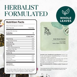 Tea Facto Body Renew* Soursop Tea Bags - Natural Refreshing Soursop Tea with Guanabana Whole Leaves - 10 Pack