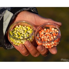 Haldorado TORNADO Method World Champion Carp Fishing Baits Pellets/Boilies, Orange-Cinnamon Flavoured, Orange-White Coloured, 4 Different Baits, Sipi 2