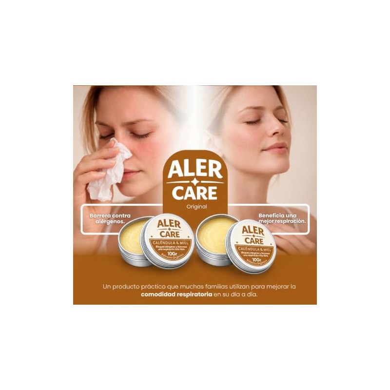 AlerCare Caléndula Y Miel Bálsamo Nasal 10g Pack 2
