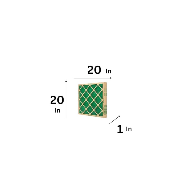"20 x 20 x 1 Fiberglass Air Filter MERV 1
