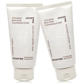 Innisfree Volcanic BHA Pore Cleansing Foam 250g X 2 / 이니스프리 화산송이 바하 모공 클렌징 폼 250g X 2개