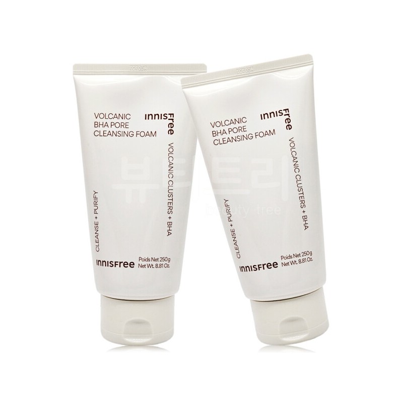 Innisfree Volcanic BHA Pore Cleansing Foam 250g X 2 /