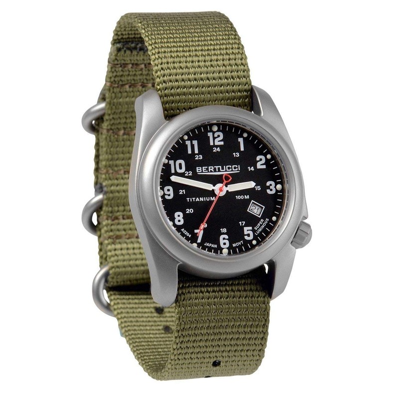 Bertucci Men's 12122 A-2T Original Classics Durable Titanium Field Watch