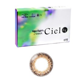 Neo Sight 2 Weekciel, Neo Sight 2week Ciel UV, 6 Sheets [Ciel Brown] -6.00