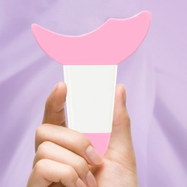 Eyeliner Drawing Eyelash Makeup Guide Tool 05 Eyeliner Guard - White 12ea