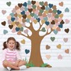 102 Pcs Boho Classroom Tree Bulletin Board Set with Heart