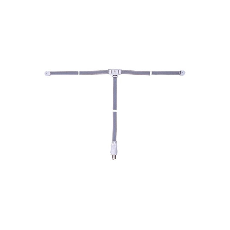 Electrovision T Shape Universal FM Ribbon Aerial Antenna Receiver with