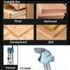 HUHAO 1/4" Shank Milling Cutter Wood Carving Door Frame Router
